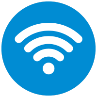 Wi-Fi internet icon representing MetaLINK high-speed internet service