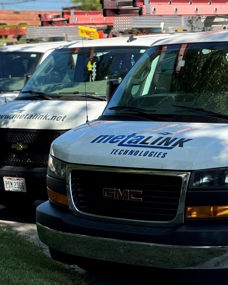 MetaLINK service vans providing fast local support and installation for home phone and internet.